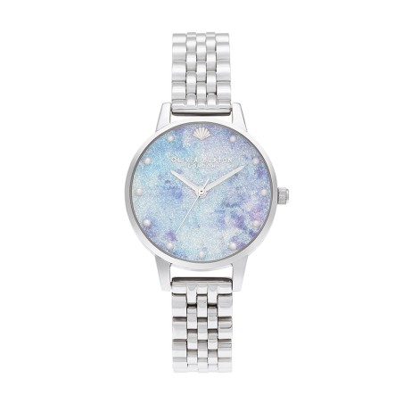 Montre femme olivia burton l'océan acier argenté – montres femme