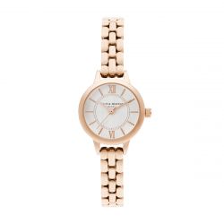 Montre femme olivia burton wonderland acier doré rose - montres-femme - edora - 0