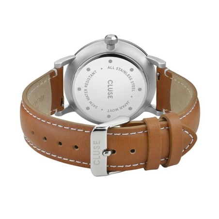 Montre homme cluse aravis cuir marron – montres homme