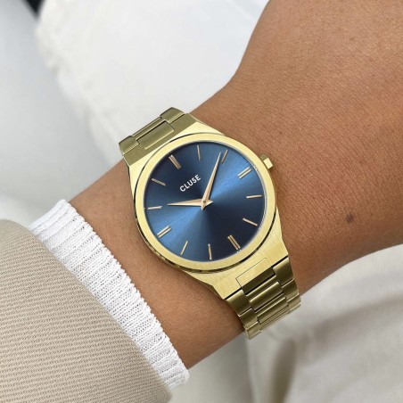 Montre femme cluse vigoureux acier doré – montres femme