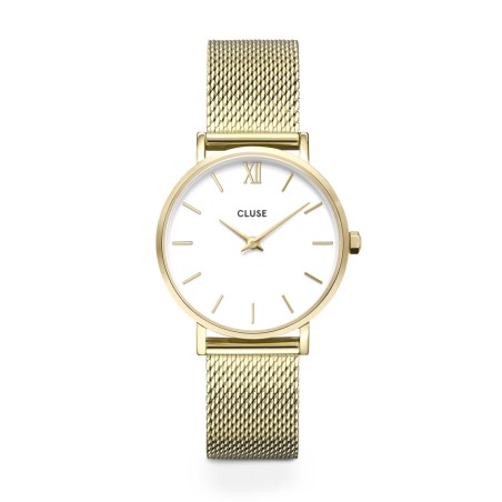Montre femme cluse minuit acier doré  – montres femme