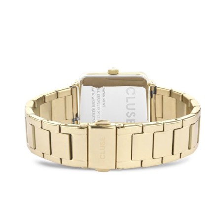 Montre femme cluse tétragone acier doré – montres femme