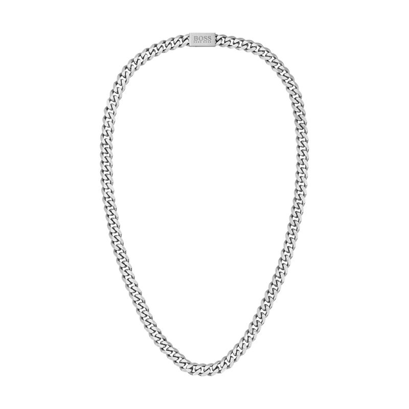 Collier homme boss acier argenté - colliers-homme - edora