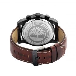 Montre homme chronographe timberland holyoke cuir brun   - montres-homme - edora - 2