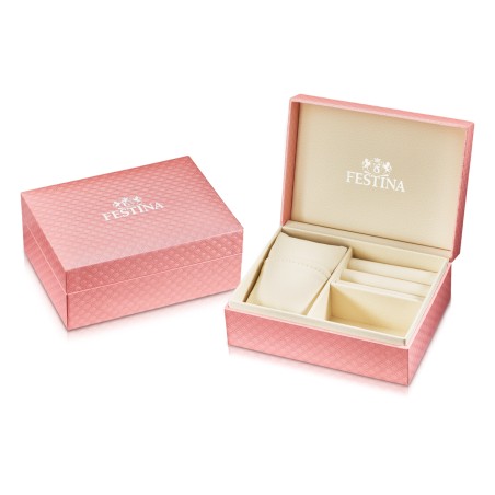 Montre femme festina mademoiselle acier doré rose – montres femme