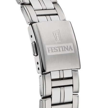 Montre homme festina acier argenté – analogiques