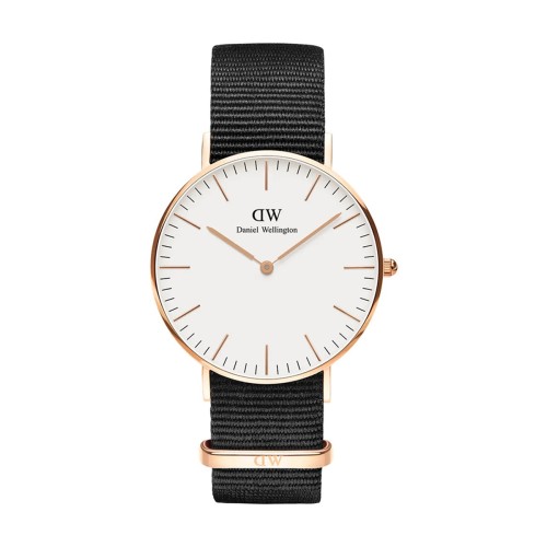 Montre Femme DANIEL WELLINGTON QUADRO en Acier Rose - DW00100437 - Cleor