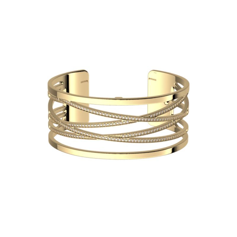 Manchette femme 25mm m les georgettes liens laiton doré - manchettes - edora