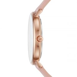 Montre femme michael kors pyper cuir rose - analogiques - edora - 1