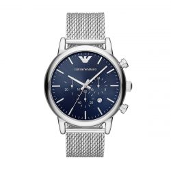 Montre homme emporio armani acier argenté - accueil - edora - 0