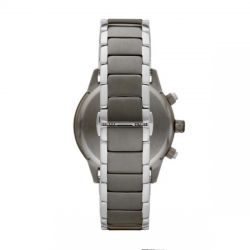 Montre homme chronographe emporio armani mario acier gris  - chronographes - edora - 2