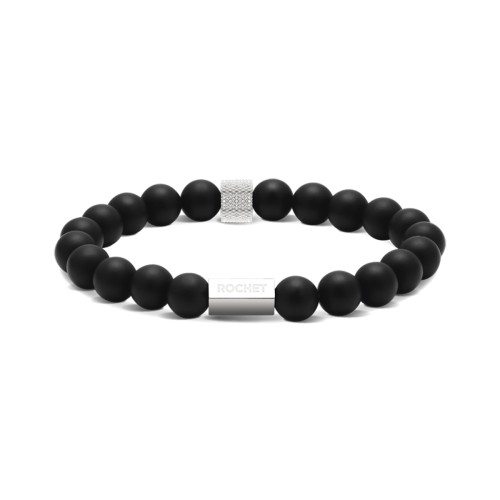 bracelet homme Zen ROCHET Agates noires