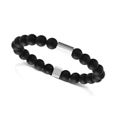 bracelet homme Zen ROCHET Agates noires