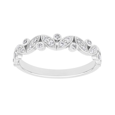 Bague femme alliance or 750/1000 blanc et diamants edo3c020gb4.750mil – bagues de mariage