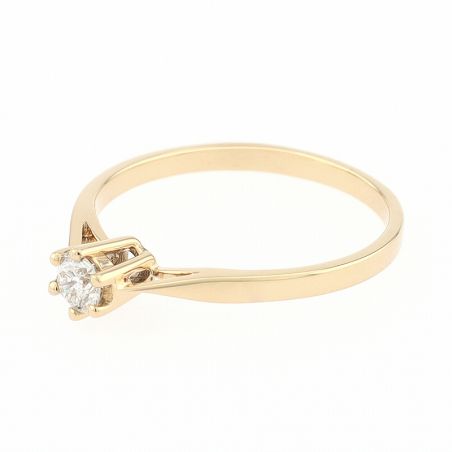 Bague homme & bague femme - bague argent, solitaire, or & or rose (3) - solitaires - edora - 2