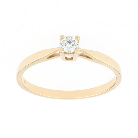 Bague homme & bague femme - bague argent, solitaire, or & or rose (5) - bagues-or-750-1000 - edora - 1