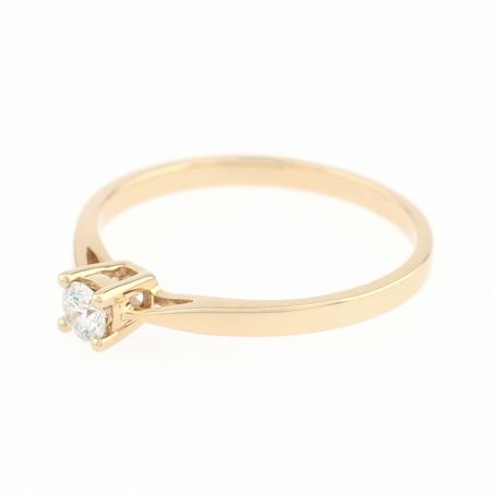 Bague homme & bague femme - bague argent, solitaire, or & or rose (5) - bagues-or-750-1000 - edora - 2