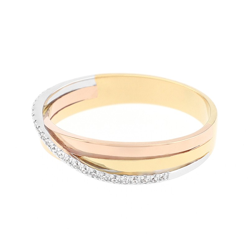 Alliance Plaqué Or 750/000 Sans Nickel Taille 74 - Bague Simple Femme/homme Neuve Avec étiquettes