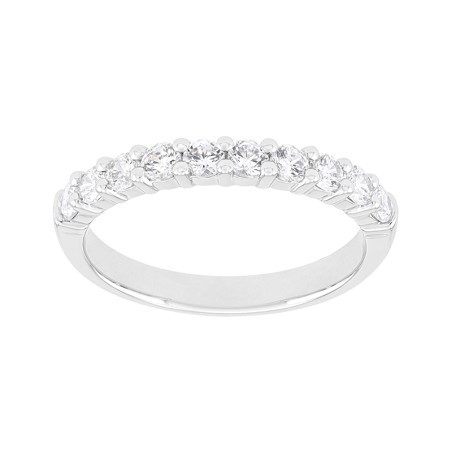 Bague femme alliance or 750/1000 blanc et diamants edo3l038gb2.750mil – bagues de mariage