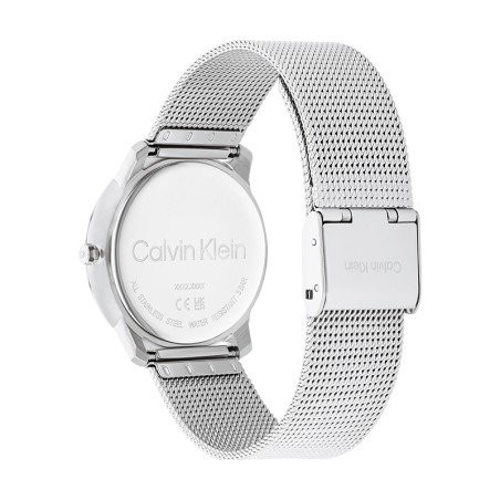 Montre femme calvin klein iconic mesh acier argenté 25200033 – montres femme