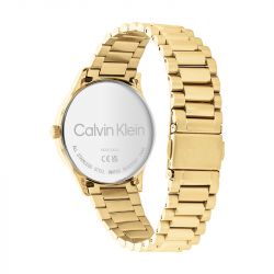Montre femme calvin klein iconic bracelet acier doré - montres-femme - edora - 2