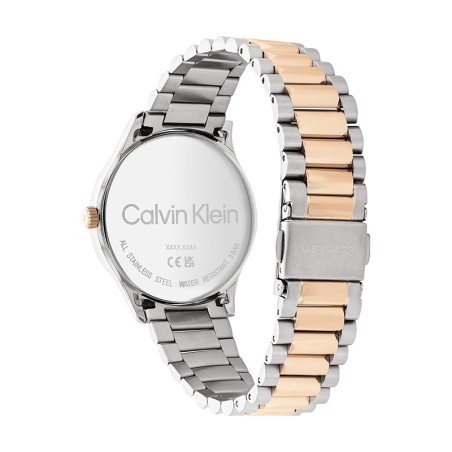 Montre femme calvin klein iconic acier bicolore 25200044 – montres femme