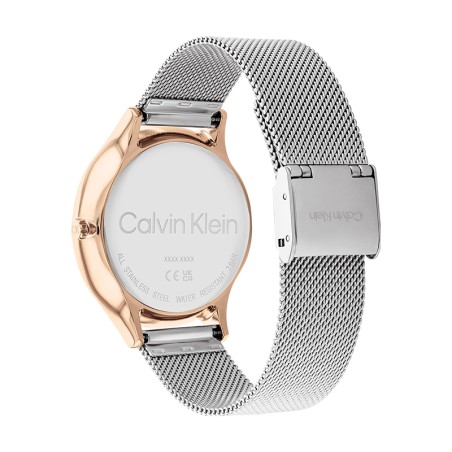 Montre femme calvin klein timeless multi acier argenté – montres femme