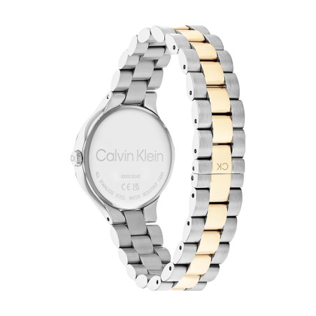 Montre femme calvin klein linked acier bicolore 25200132 – montres femme
