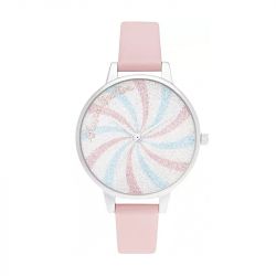 Montre femme olivia burton candy shop cuir rose - montres-femme - edora - 0