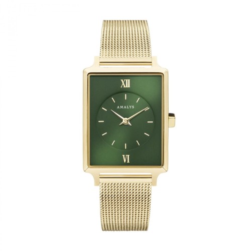 Montre femme AMALYS COLETTE acier doré