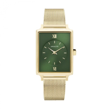 Montre femme amalys colette acier doré – montres femme