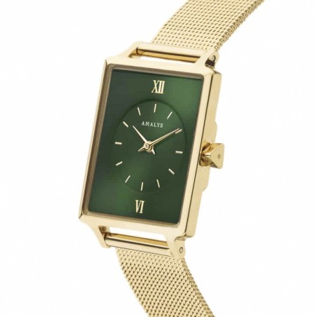 Montre femme amalys colette acier doré – montres femme