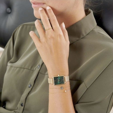 Montre femme amalys colette acier doré – montres femme