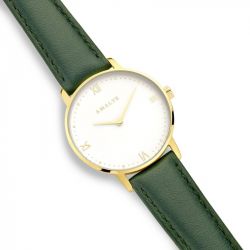 Montre femme amalys elisa cuir vert  - montres-femme - edora - 1