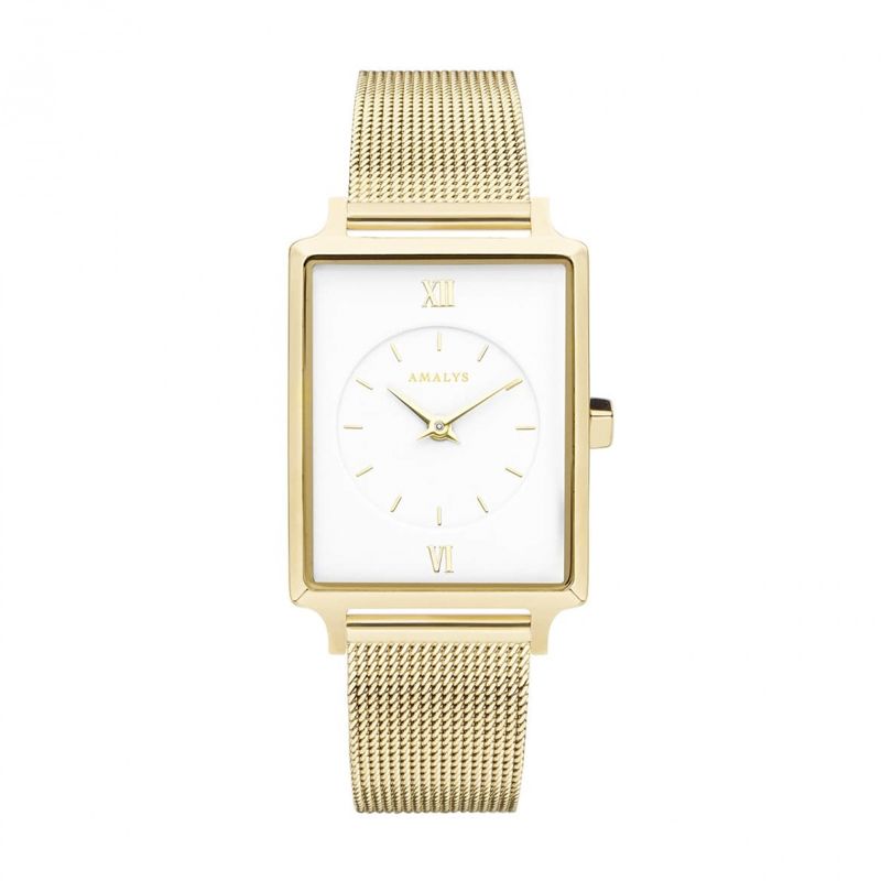 Montre femme amalys emily acier doré  - montres-femme - edora