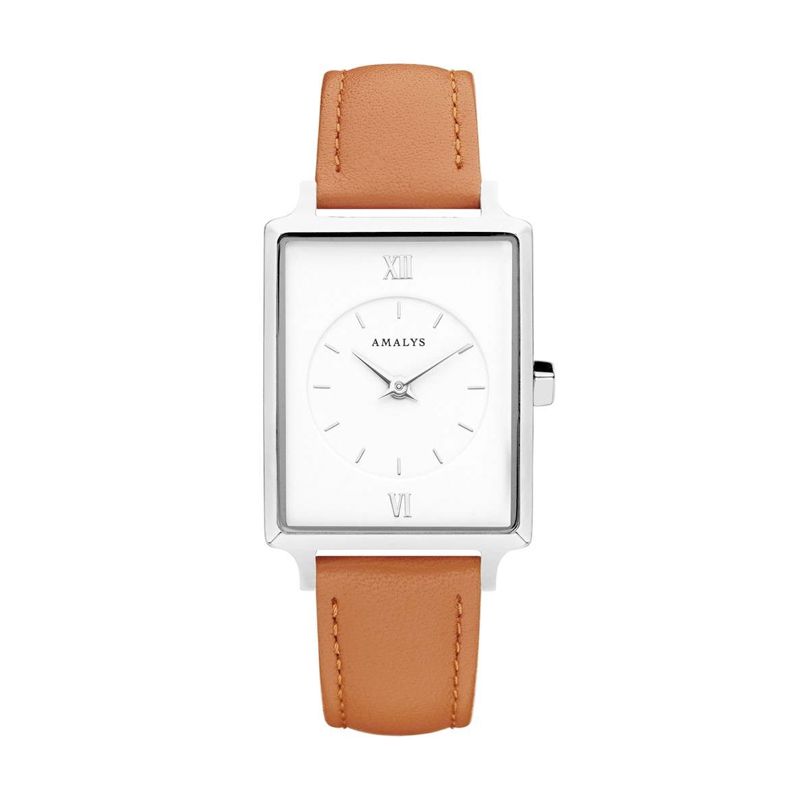 Montre femme amalys lou cuir orange - montres-femme - edora