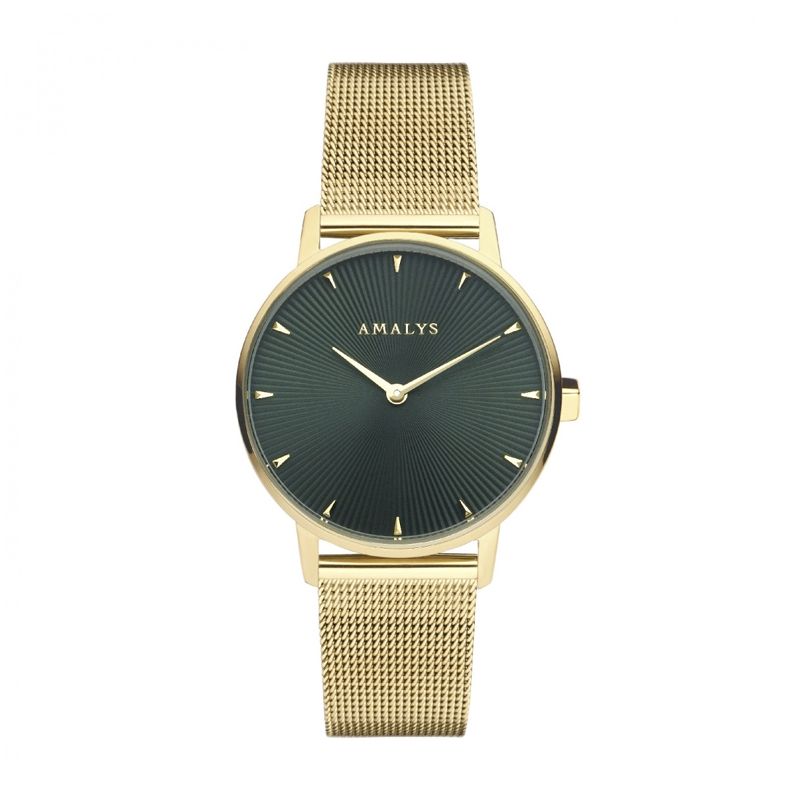 Montre femme amalys odette acier doré - montres-femme - edora