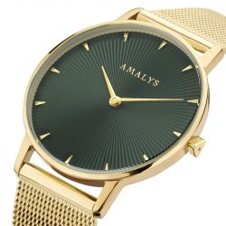 Montre femme amalys odette acier doré - montres-femme - edora - 2