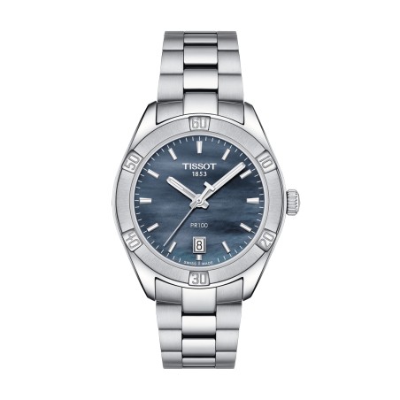 Montre femme tissot t-classic pr 100 sport chic acier argenté – montres femme