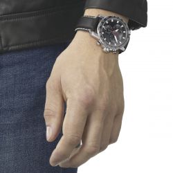 Montre homme chronographe tissot t-sport supersport chrono cuir noir - montres-homme - edora - 3
