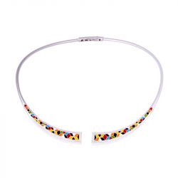 Collier femme una storia siena argent 925/1000 et oxydes cl121193 - colliers-femme - edora - 0