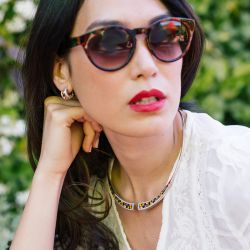 Collier femme una storia siena argent 925/1000 et oxydes cl121193 - colliers-femme - edora - 1