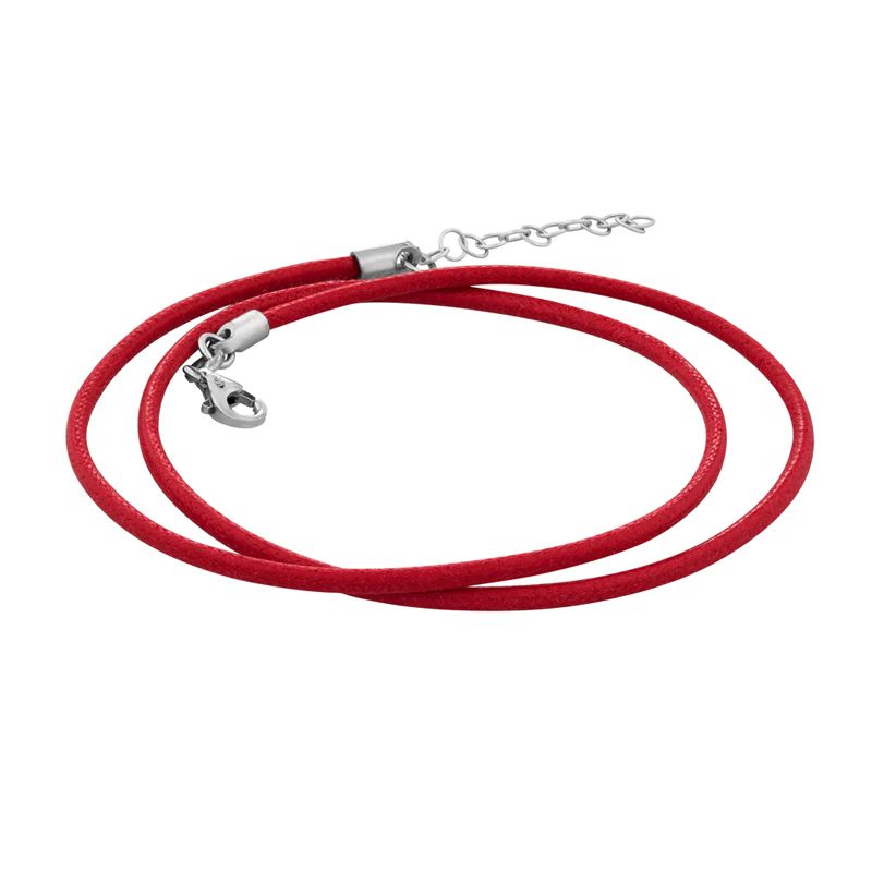 Collier femme cordon huilé una storia rouge - colliers-femme - edora Collier femme cordon huilé una storia rouge - colliers-femme - edora