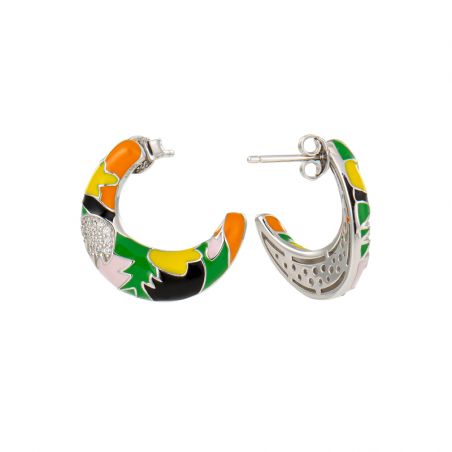 Boucles d’oreilles homme & femme: boucles d’oreille or, argent - creoles - edora - 1