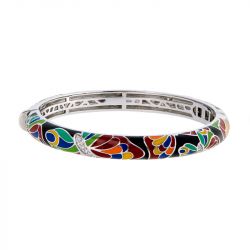 Bracelet jonc femme una storia ailes de papillons argent 925/1000 jo121100 - bracelets-femme - edora - 0