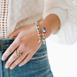 Bracelets femme: bracelet argent, or, bracelet georgette, jonc (4) - joncs - edora - 2