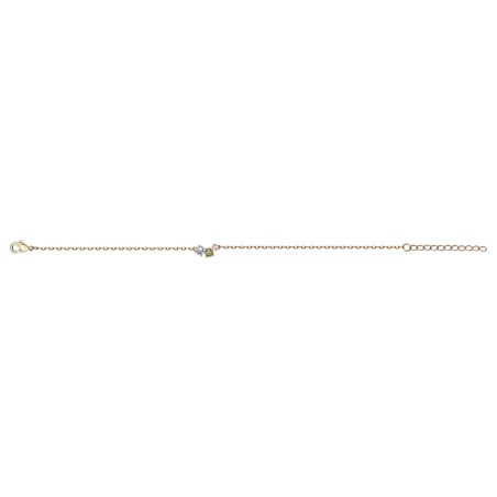 Bracelet femme edora plaque or et spinelles synthétiques – bracelets femme