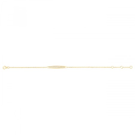 Bracelet femme empierré edora plaque or et oxydes – bracelets femme