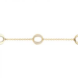 Bracelets plaqué or : jonc plaqué or, bracelet femme plaqué or (2) - bracelets-femme - edora - 2