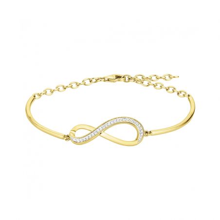 Bracelet or & argent, bracelet plaqué or, bracelet cuir & tissu (2) - bracelets-femme - edora - 1